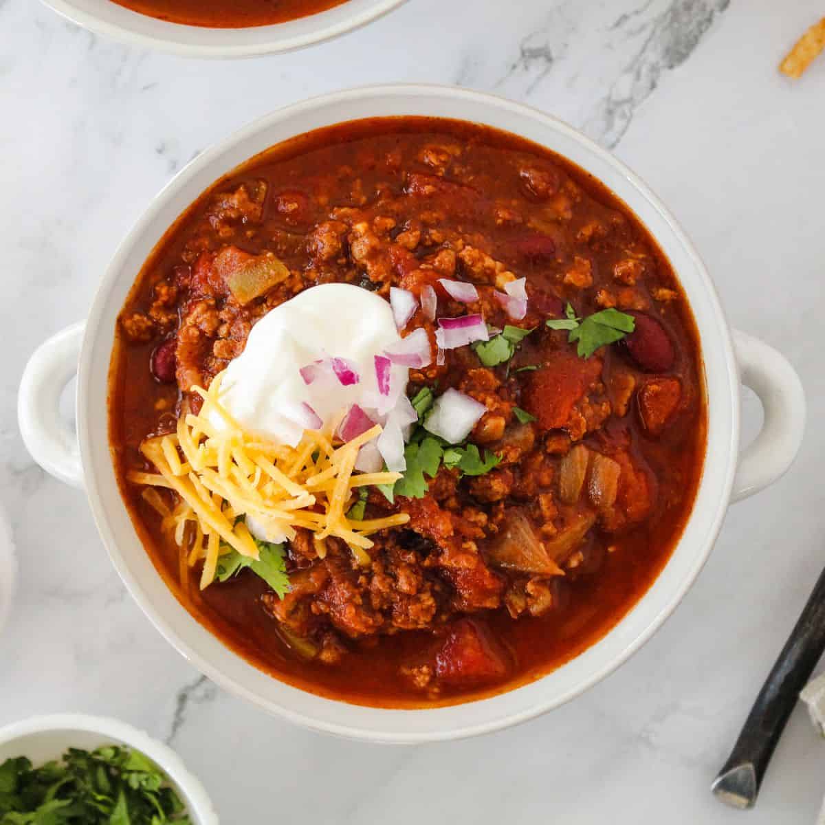 High-Protein Turkey Chili (Macro Friendly)