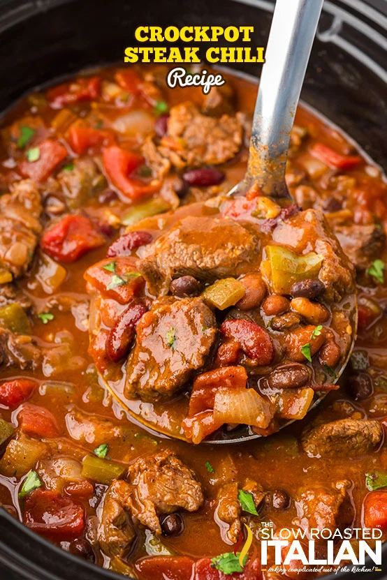 Crockpot Steak Chili