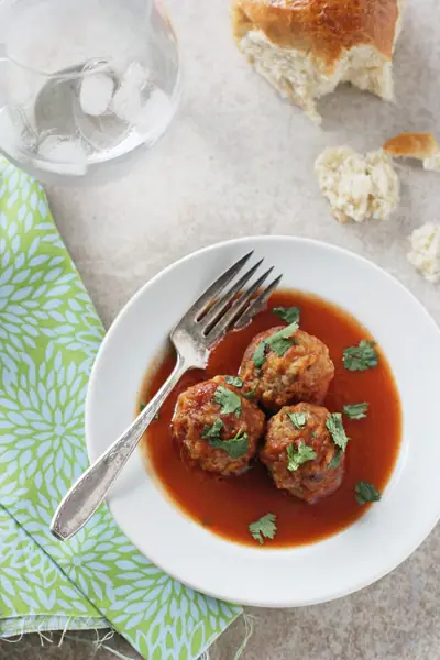 Crockpot Tex-Mex Meatballs