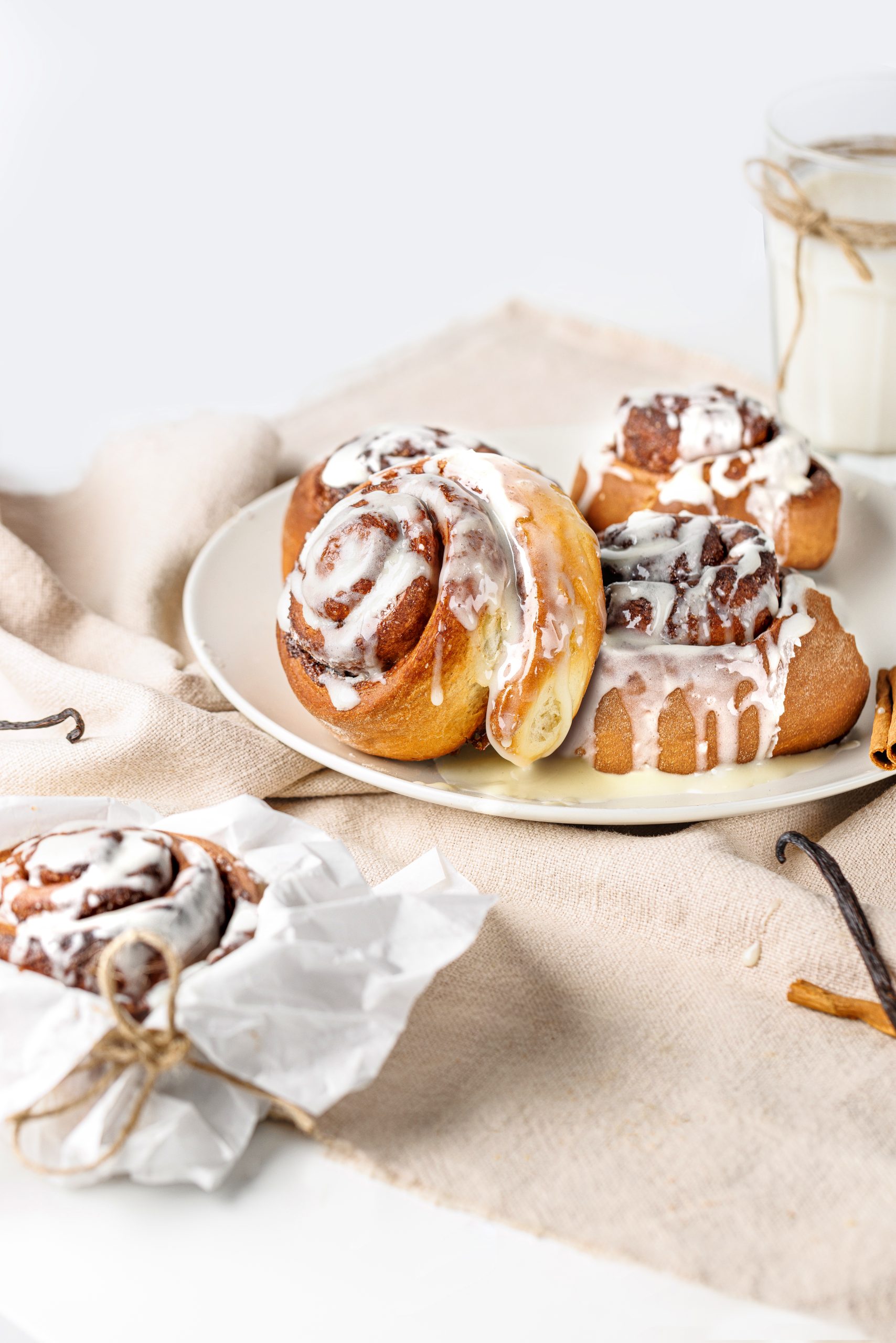 Cinnamon Rolls with Cream Cheese Glaze