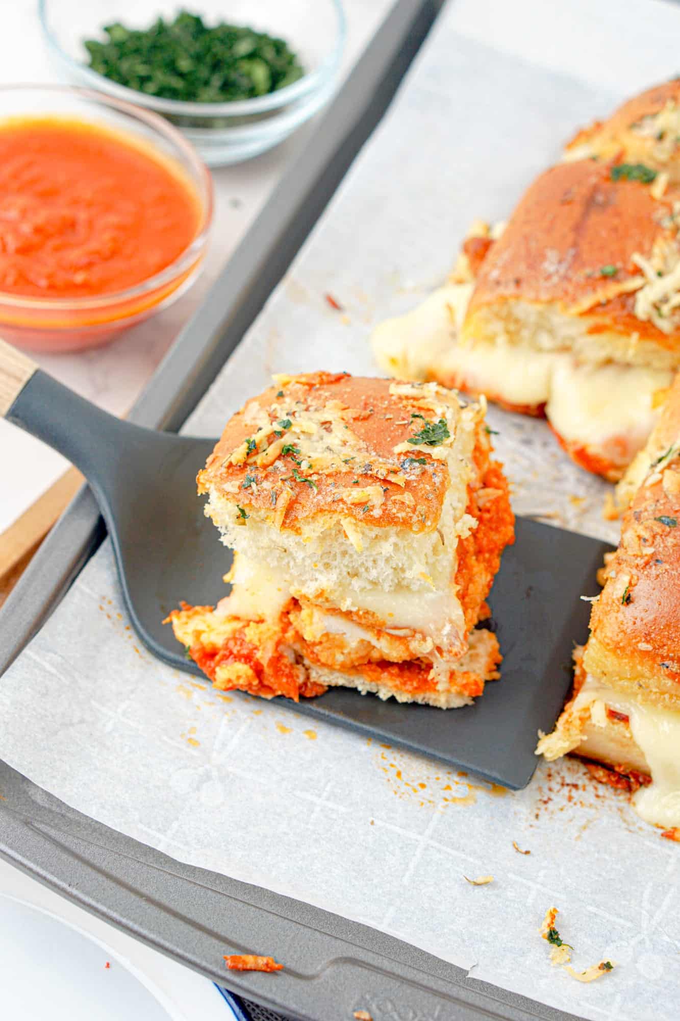 Chicken Parmesan Sliders