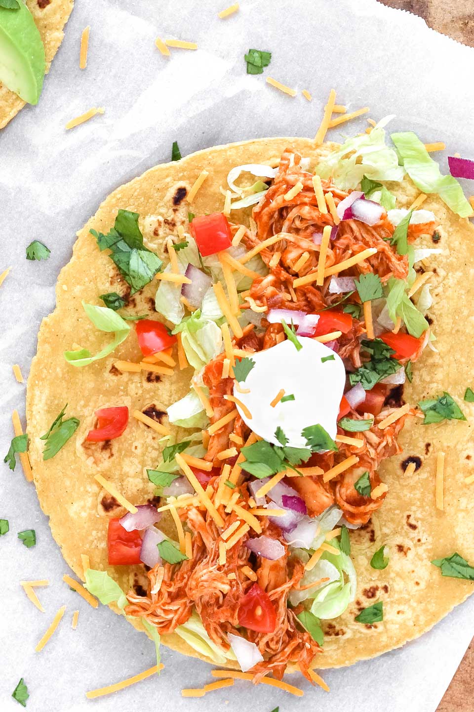 3-Ingredient Crock Pot Chicken Tacos