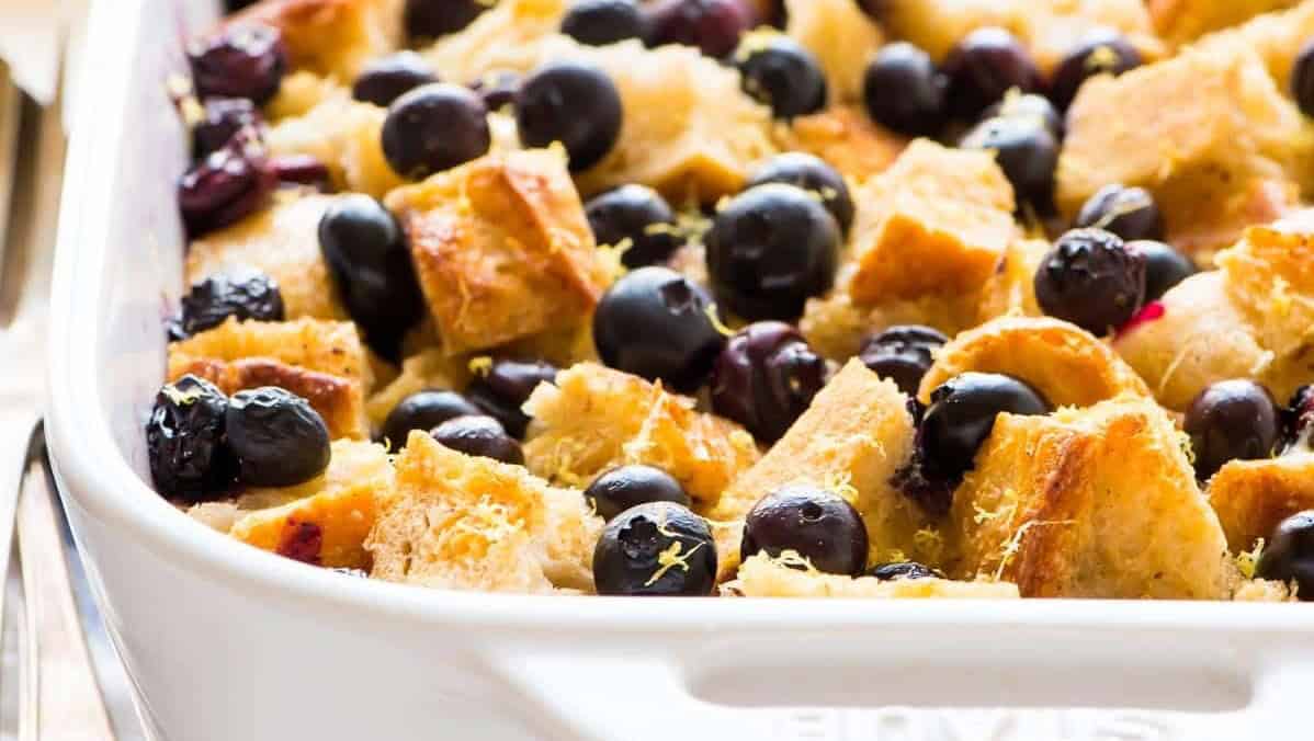 Blueberry French Toast Casserole