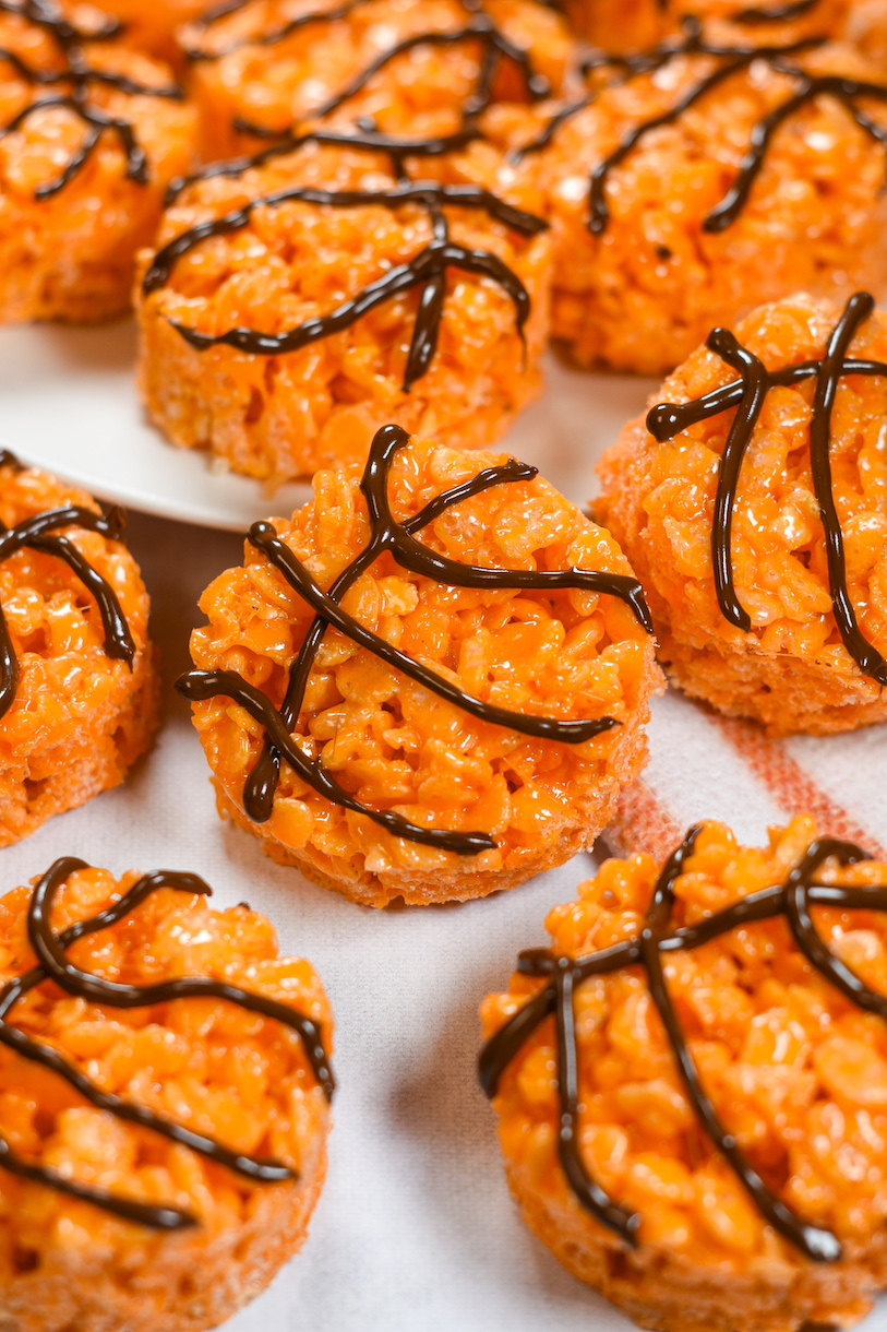 Rice Krispie Basketball Treats