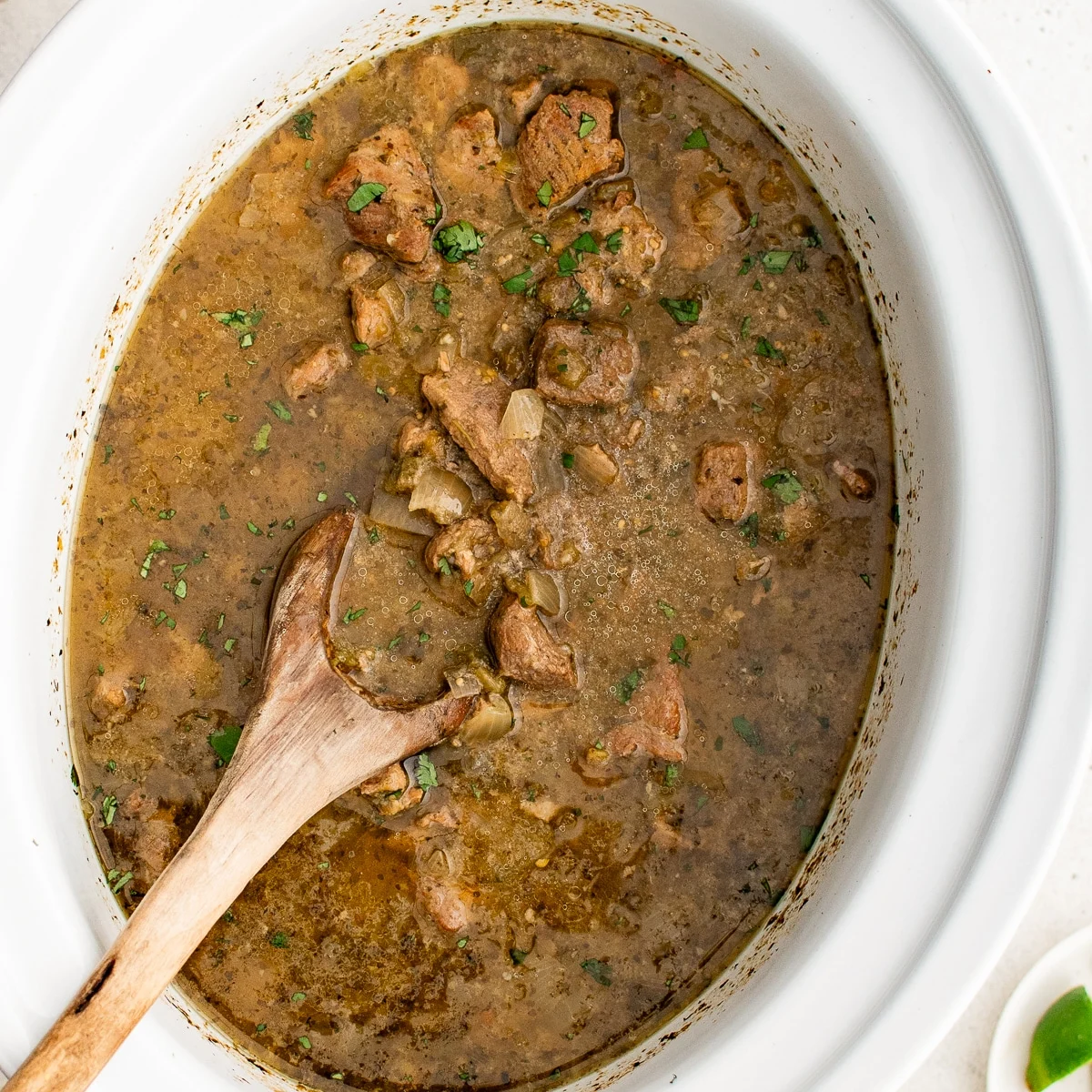 Slow Cooker Chili Verde