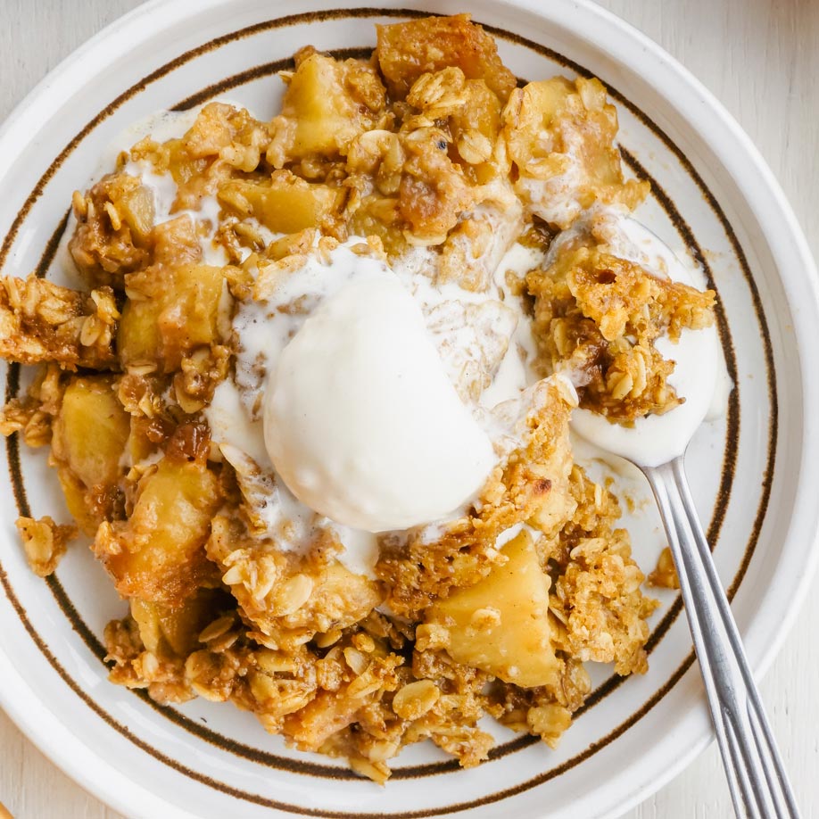 Gluten-Free Apple Crumble