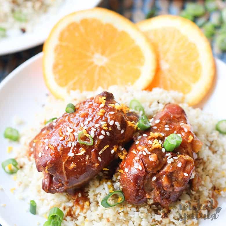 Slow Cooker Sesame Orange Chicken