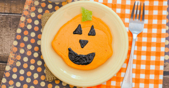 Jack O'Lantern Halloween Pancakes