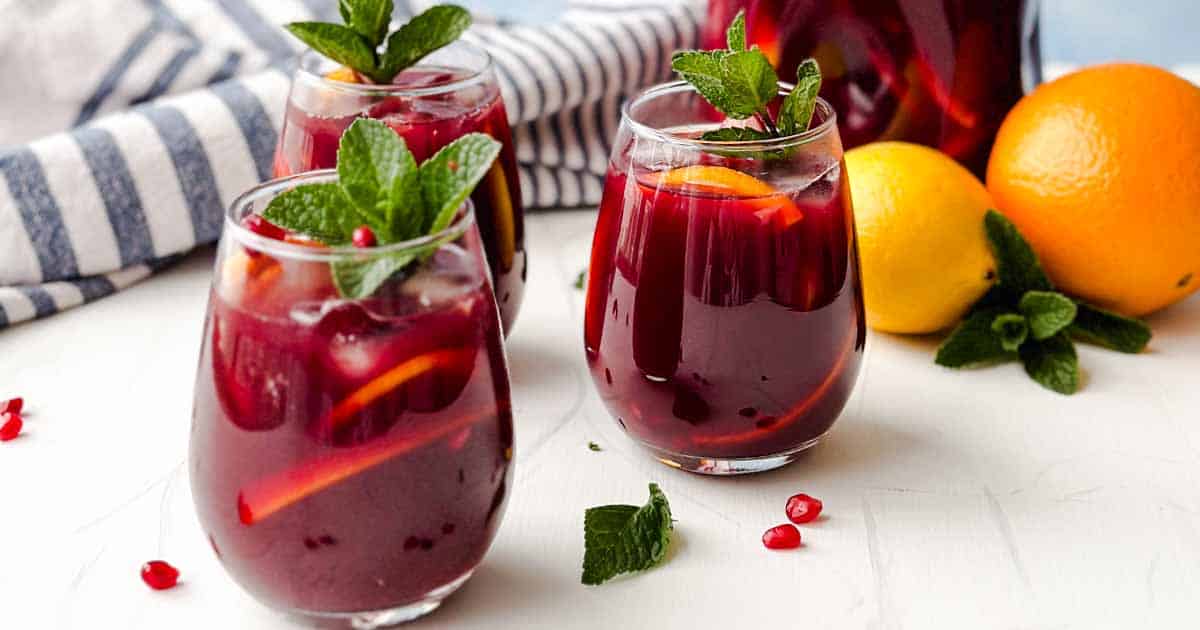 Easy Red Wine Sangria Recipe