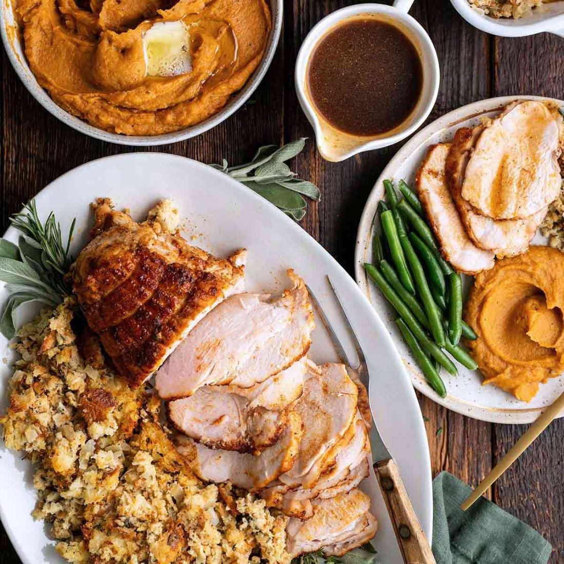 Maple Glazed Boneless Turkey Breast Roast