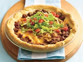 Easy Crescent Taco Bake