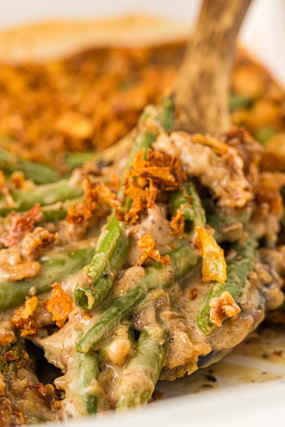 Green Bean Casserole with Fresh Green Beans