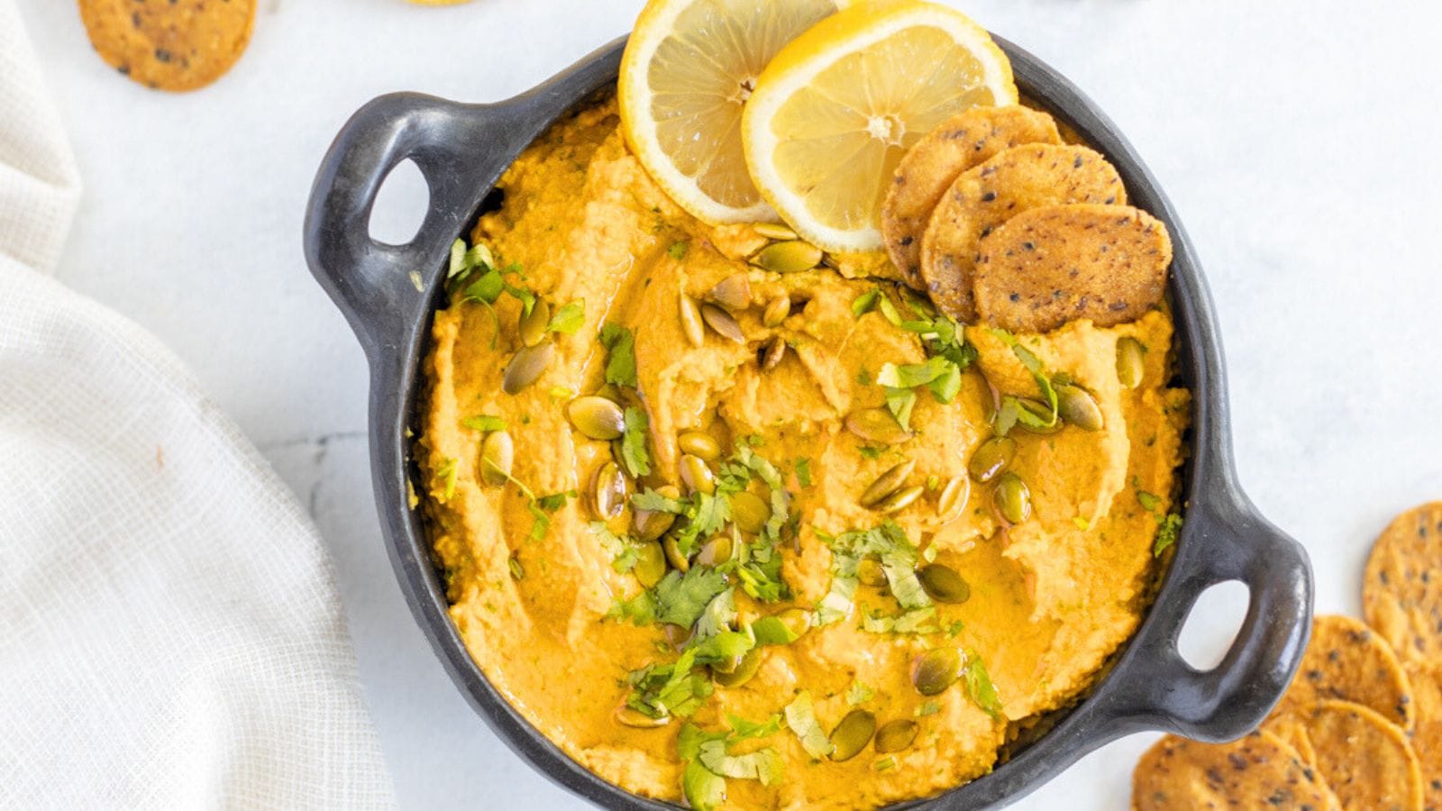 Easy Savory Pumpkin Hummus