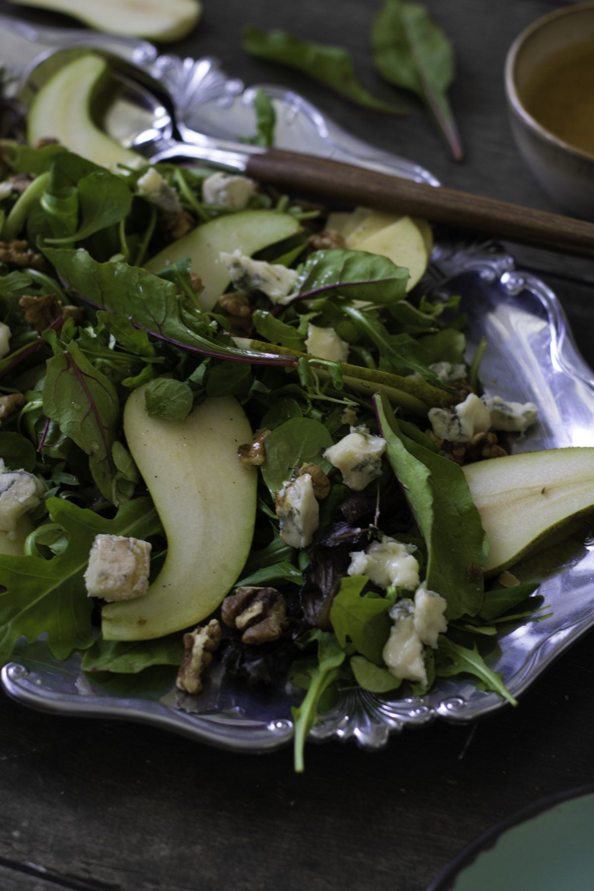 Fall Harvest Pear Salad with Spicy Citrus Vinaigrette