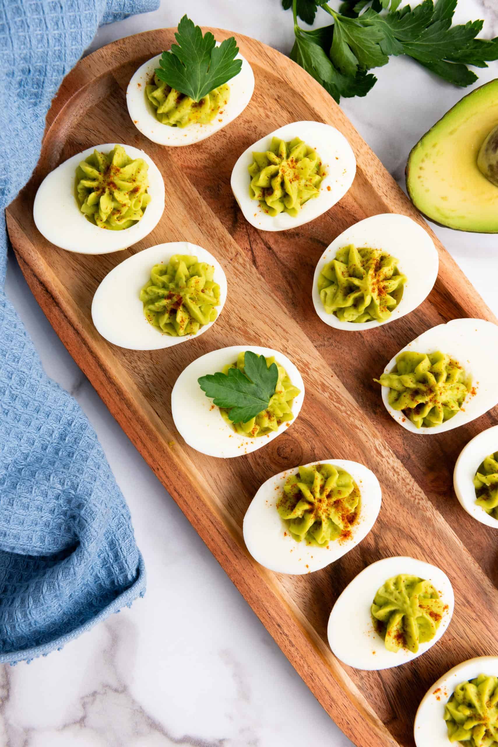 Avocado Deviled Eggs