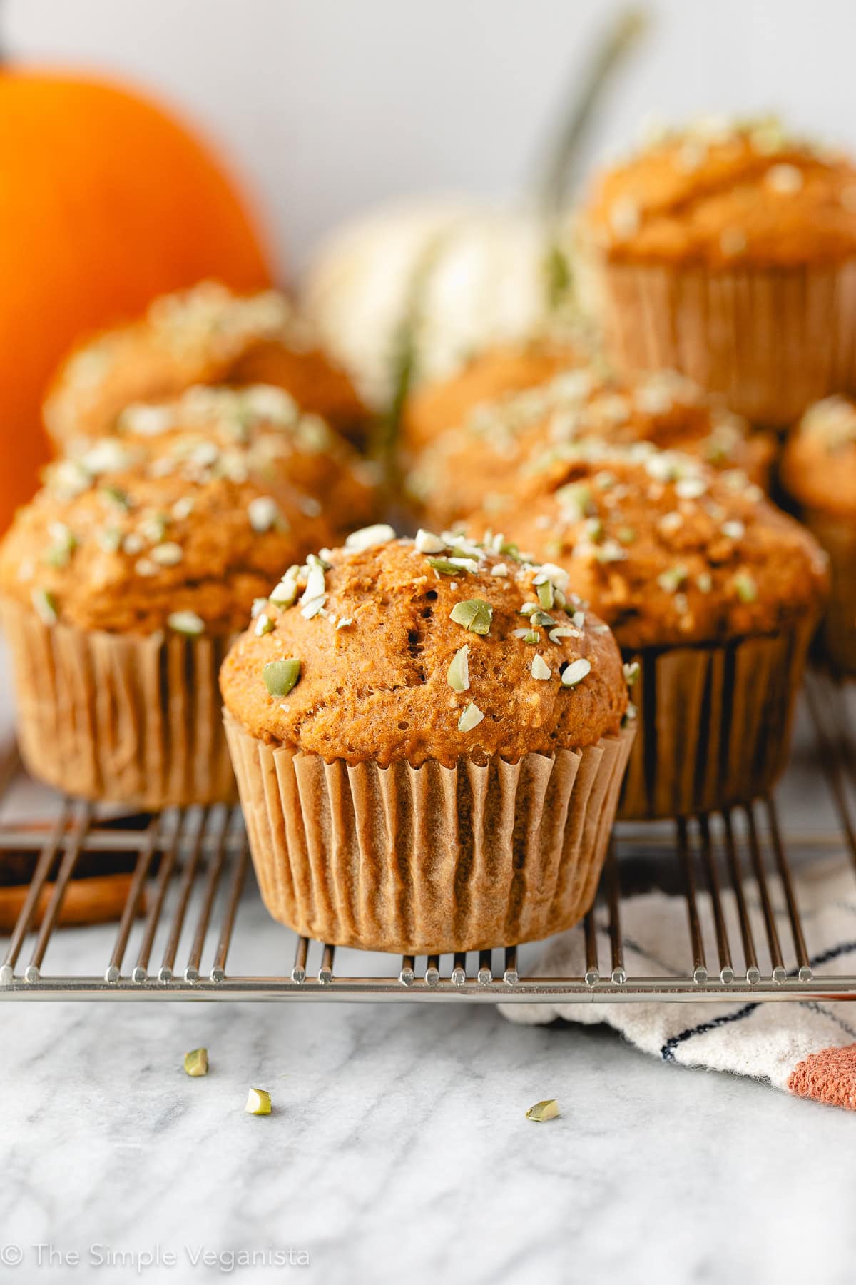 Vegan Pumpkin Muffins (Easy, Moist & One Bowl)