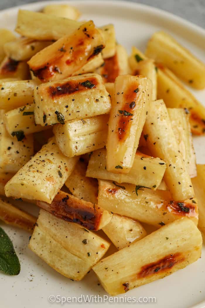 Maple Roasted Parsnips