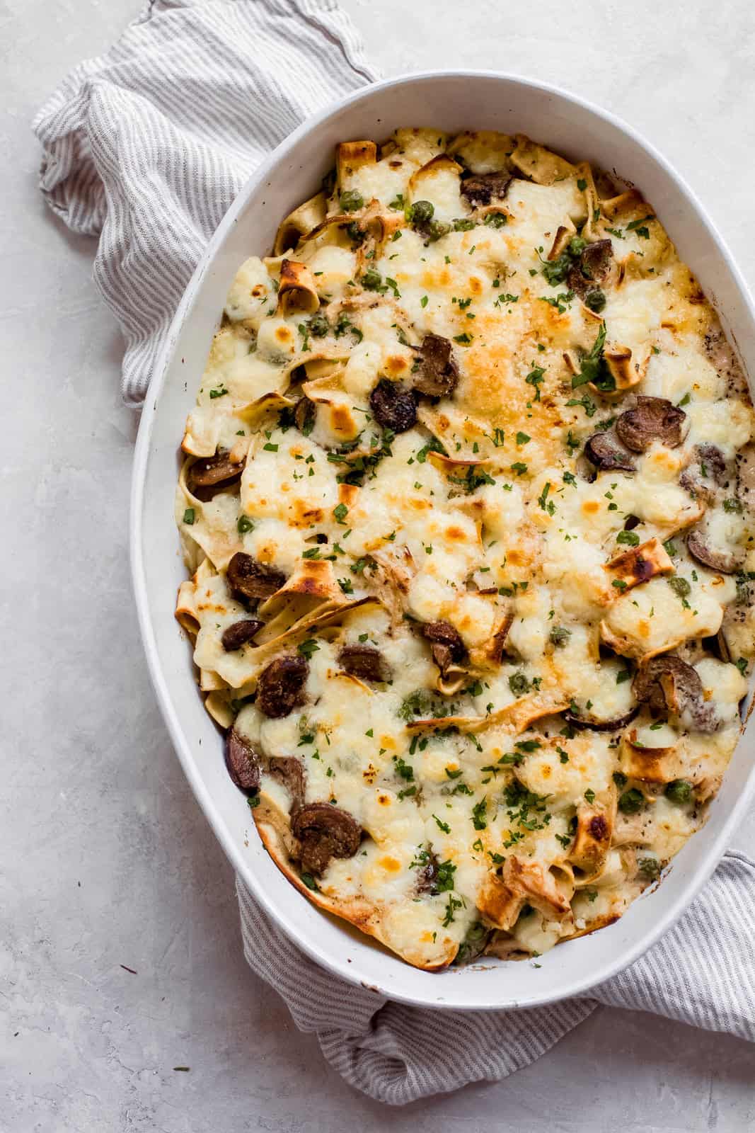 Easy Leftover Turkey Pasta Bake