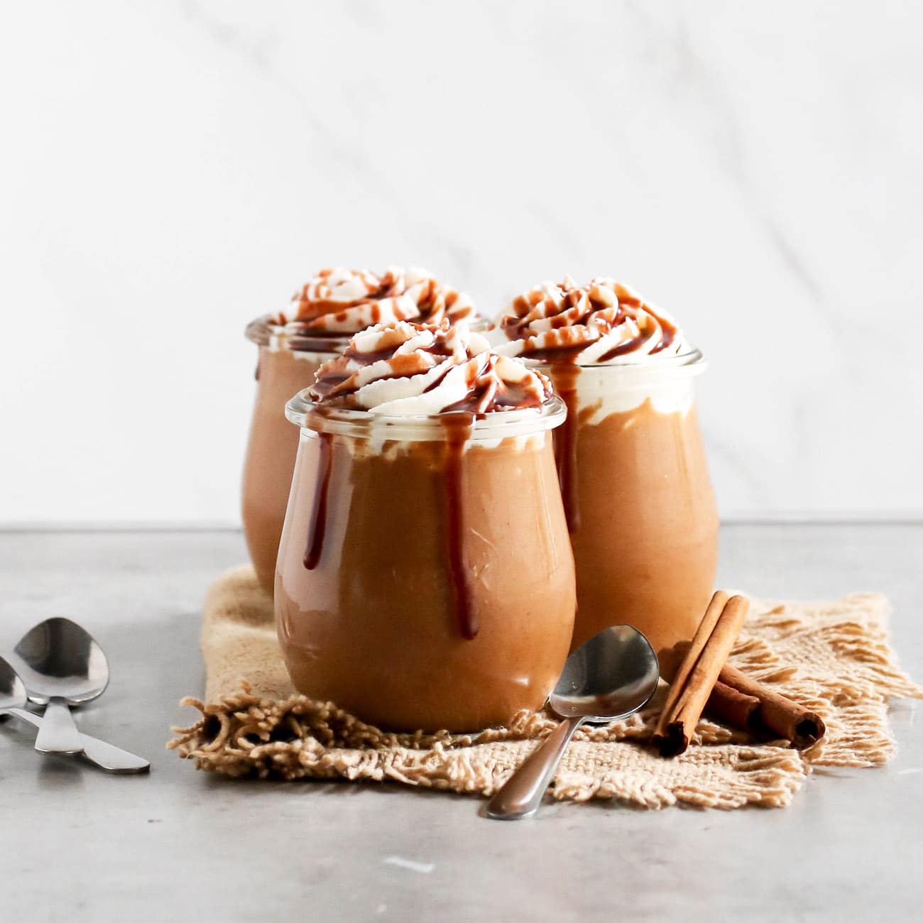 Healthy Caramel Pumpkin Pudding
