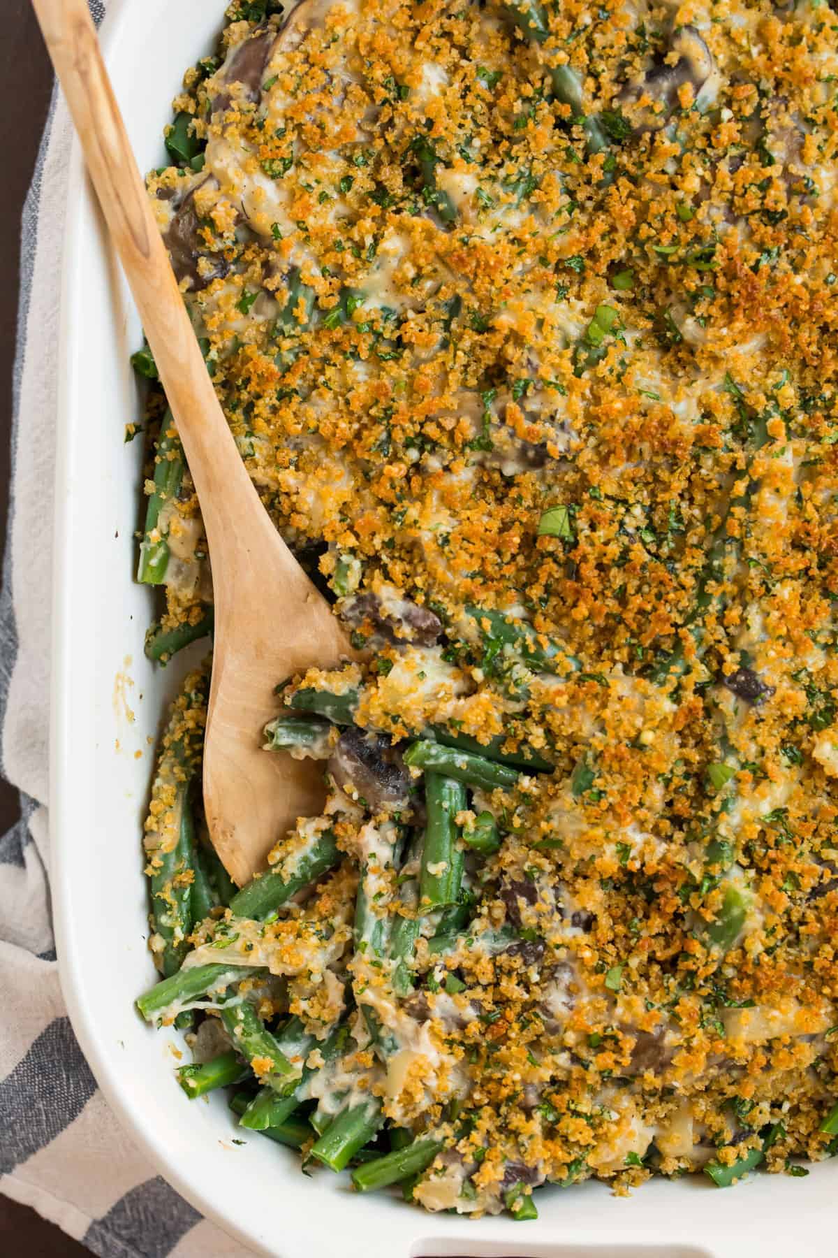 Healthy Green Bean Casserole